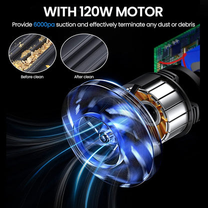 HANDHELD ELECTRIC RECHARGEABLE CAR VACUUM CLEANE